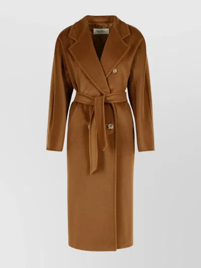 Max Mara Lady Virgin Wool And Cashmere Leather Coat