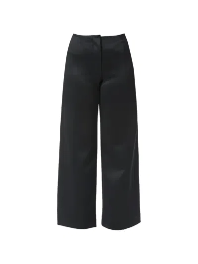 Max Mara Laerte Wide-leg Trousers In Black