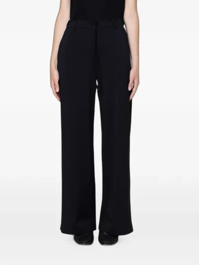 Max Mara Lagoraio Palazzo Pants In Black