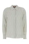 Max Mara Lama Striped Long-sleeved Shirt