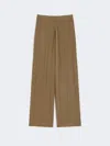 Max Mara Lama Knitted Trouser Hazelnut In Brown