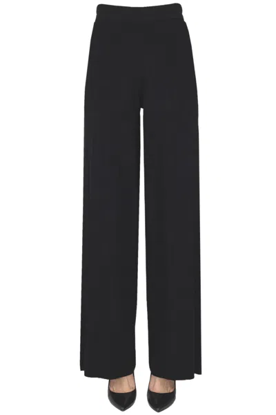 Max Mara Lama Trousers In Black