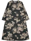 Max Mara Lambert Floral-print Coat In Multi