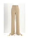 Max Mara Casual Pants With Belt Loops In Brown