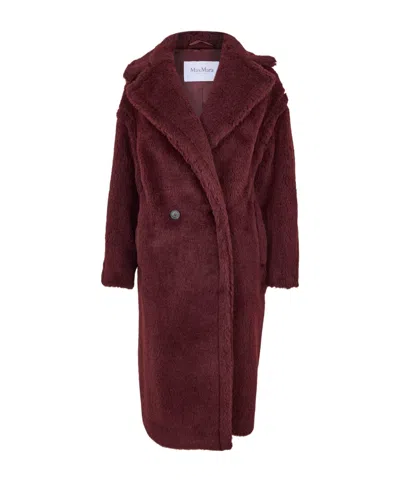 Max Mara Lambskin Coat In Brown