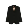 Max Mara Lampada Single-breasted Blazer In Black