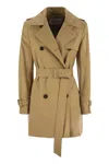 Max Mara Landa Cotton Canvas Mackintosh