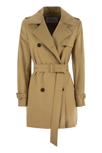 MAX MARA MAX MARA LANDA - COTTON CANVAS MACKINTOSH