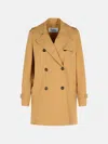 Max Mara 'landa' Black Cotton Trench Coat