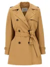 Max Mara 'landa' Raincoat In Brown
