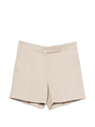 Max Mara Landa Shorts In Neutral
