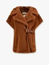 Max Mara Lanos 04 Alpava And Cashmere Cape With Belt