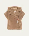 Max Mara Woolly Poncho4 In Colonial