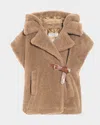 Max Mara Woolly Poncho4 In Colonial