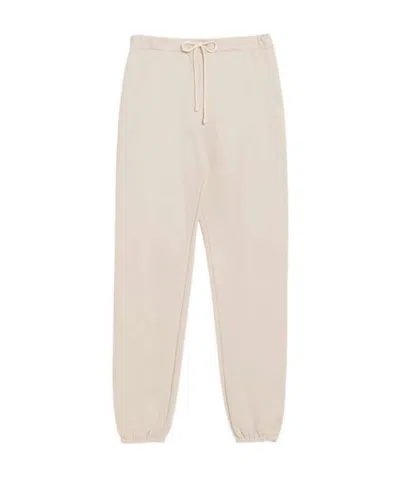 Max Mara Lanyard Long Sweatpants In Nude