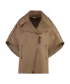 Max Mara Segnale Cashmere Cape-coat In Brown