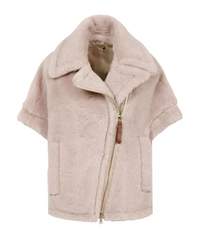 Max Mara Cape In Beige