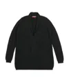 Max Mara Lapel Cardigan In Black