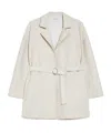Max Mara Lapel Casual Jacket In White