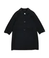 Max Mara Lapel Coat In Black