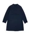 Max Mara Lapel Coat In Blue