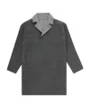 Max Mara Lapel Coat In Gray