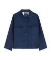 Max Mara Lapel Jacket In Blue