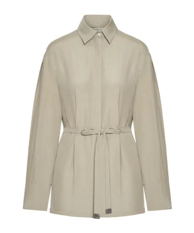 MAX MARA MAX MARA AFFARI OVERSIZED BELTED SHIRT