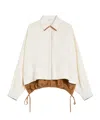 Max Mara Lapel Long Sleeve Shirt In White