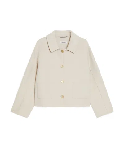Max Mara 's  Button-up Long-sleeved Jacket In White