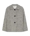 Max Mara Lapel Long-sleeved Coat In Black