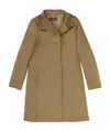 Max Mara Lapel Long-sleeved Coat In Brown