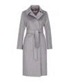 Max Mara Galante Medium Grey Coat In Gray