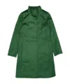 Max Mara Lapel Long-sleeved Coat In Green
