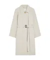 Max Mara Lapel Long-sleeved Coat In White