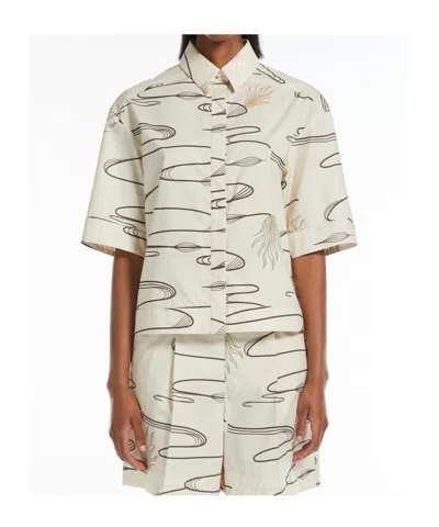 Max Mara Lapel Shirt In Multi