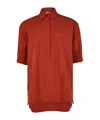 MAX MARA LAPEL SHORT SLEEVE POLO SHIRT