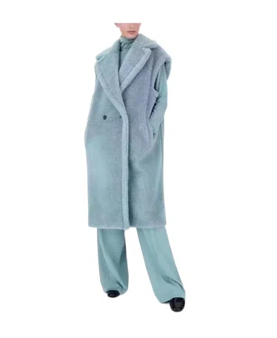 Max Mara Lapel Vest In Blue