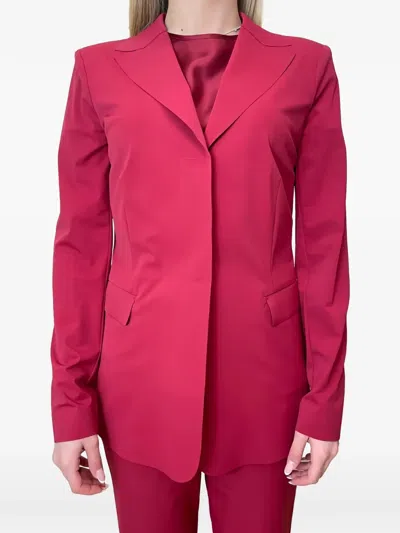 MAX MARA LAPEL-COLLAR FLAP-POCKET JACKET