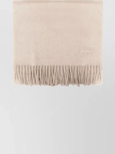 MAX MARA LARGE FRINGED SCARF BACI DESIGN