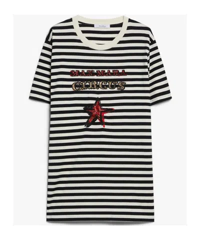 MAX MARA MAX MARA STRIPED CREWNECK T-SHIRT
