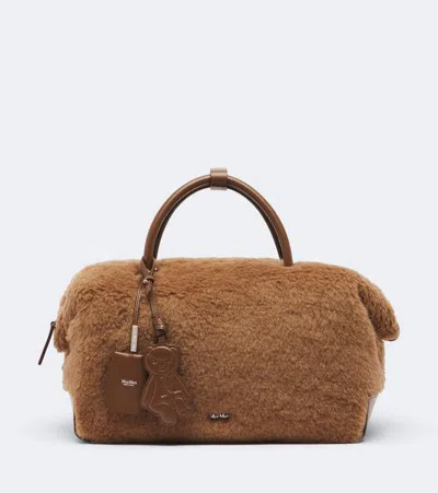 Max Mara Large Teddy Top-handle Bag In Brown