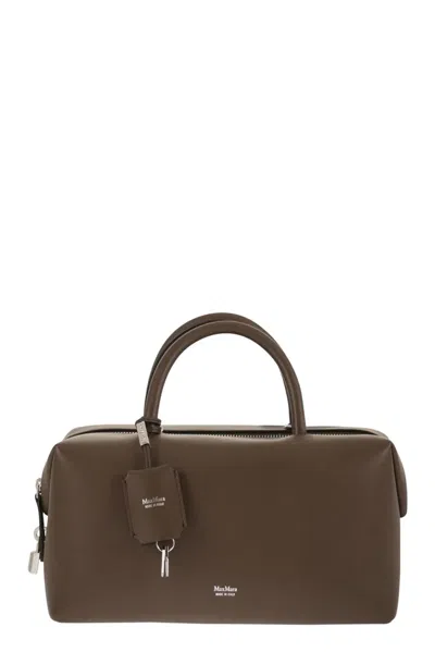 Max Mara Large Tote Bag In Brown