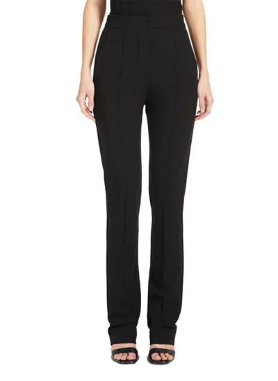 Max Mara Lari Jersey Pants In Black