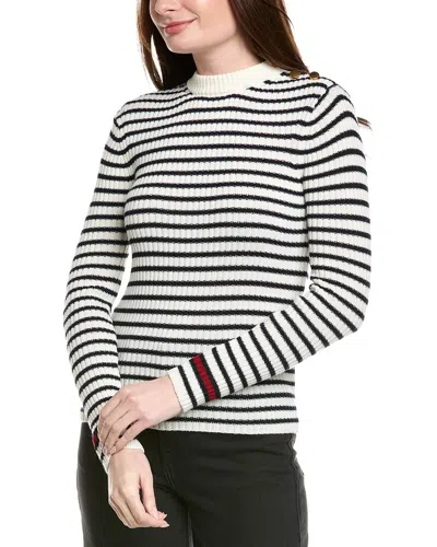 Max Mara Lari Wool Sweater In White
