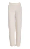 Max Mara Larix Cashmere-blend Knitted Pants In Ivory