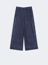 Max Mara Laser-cut Denim Jeans In Blue