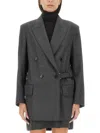 Max Mara Latin Jacket In Gray