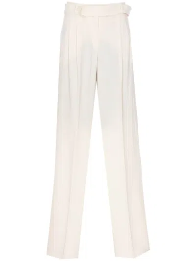 Max Mara Latina Trousers In White