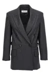 Max Mara Woman Blazer Charcoal Size 8 Virgin Wool